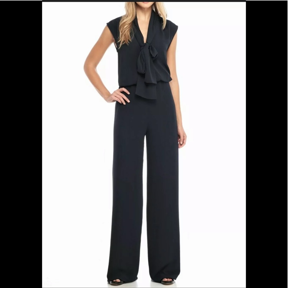 Michael Kors Tie Neck Jumpsuit